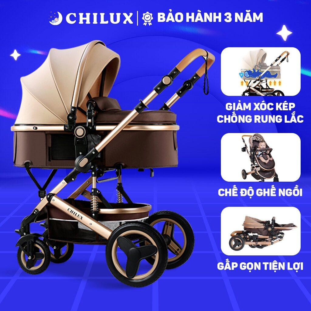 xe đẩy em bé chilux